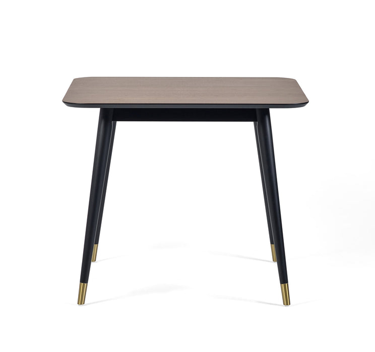 Panna Square Dining Table - Walnut & Black - Luminex FurnitureDining TableFIN002