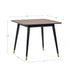 Panna Square Dining Table - Walnut & Black - Luminex FurnitureDining TableFIN002