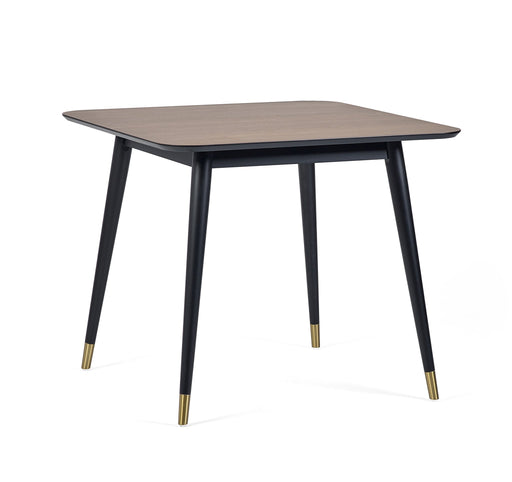 Panna Square Dining Table - Walnut & Black - Luminex FurnitureDining TableFIN002