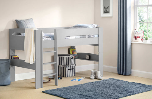 Pemberton Mid Sleeper Bed – Dove Grey - Luminex FurnitureMid SleepersPLU101