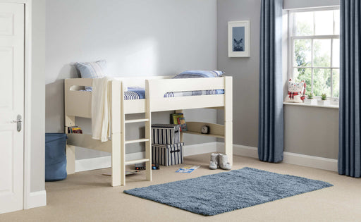 Pemberton Mid Sleeper Bed – Stone White - Luminex FurnitureMid SleepersPLU001