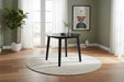 Penelope Black Dropleaf Table - Luminex FurnitureDining TableCOA201