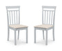 Penelope Grey Dropleaf Table and 4 Grey Penelope Chairs - Luminex FurnitureDining SetCOA104