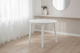 Penelope White Dropleaf Table - Luminex FurnitureDining TableCOA001