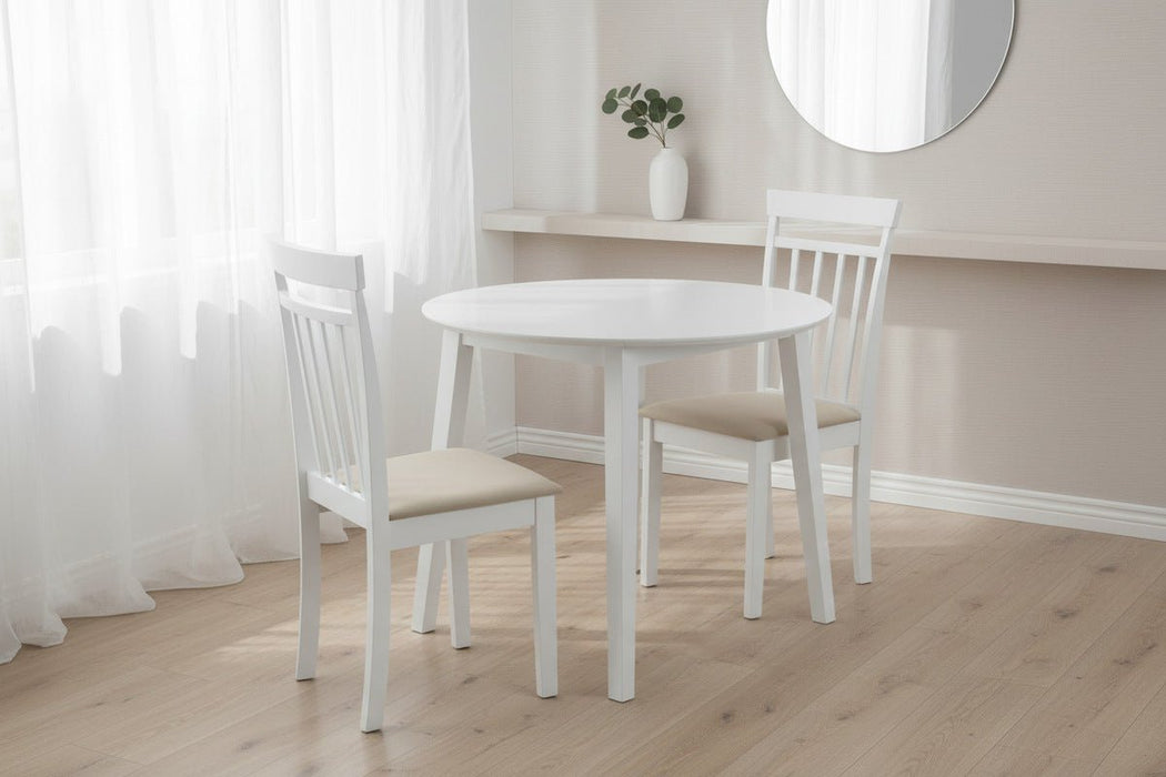 Penelope White Dropleaf Table - Luminex FurnitureDining TableCOA001