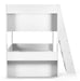 Polar Star Bunk Bed – All White Kids’ Bunk - Luminex FurnitureBunk BedPAR201