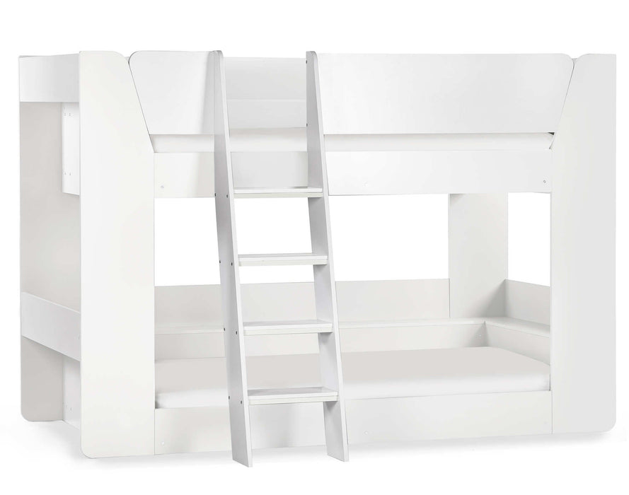 Polar Star Bunk Bed – All White Kids’ Bunk - Luminex FurnitureBunk BedPAR201