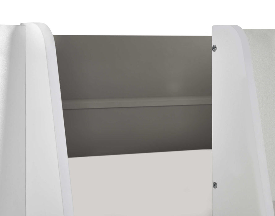 Polar Star Bunk Bed – Taupe & White Kids’ Bunk - Luminex FurnitureBunk BedPAR202