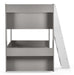 Polar Star Bunk Bed – Taupe & White Kids’ Bunk - Luminex FurnitureBunk BedPAR202