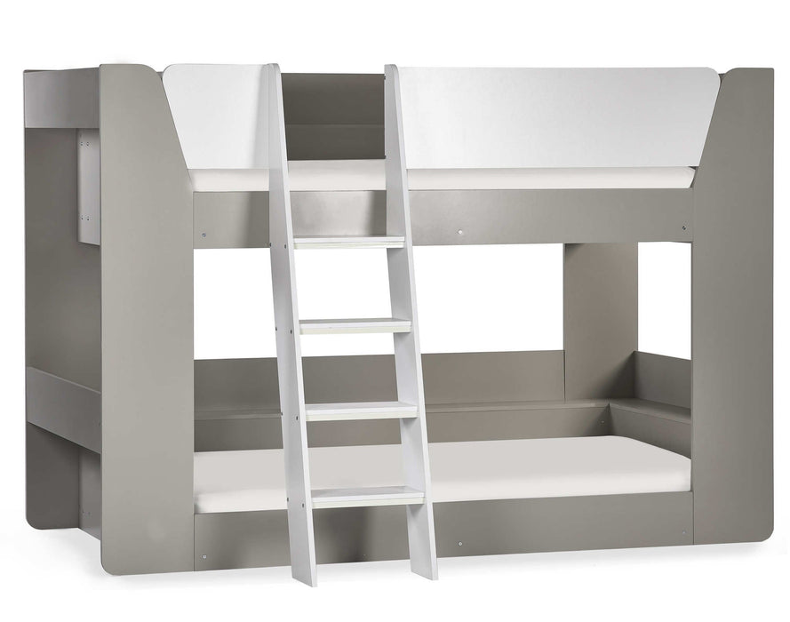 Polar Star Bunk Bed – Taupe & White Kids’ Bunk - Luminex FurnitureBunk BedPAR202