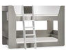 Polar Star Bunk Bed – Taupe & White Kids’ Bunk - Luminex FurnitureBunk BedPAR202