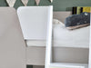 Polar Star Bunk Bed – Taupe & White Kids’ Bunk - Luminex FurnitureBunk BedPAR202