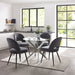 Portia Round Glass Dining Table - Luminex FurnitureDining TableAND101