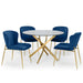 Prague Velvet Dining Chairs – Set of 2 - Luminex FurnitureChairsHAR803