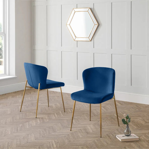 Prague Velvet Dining Chairs – Set of 2 - Luminex FurnitureChairsHAR806
