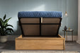 Redwood Solid Oak Ottoman Bed - Luminex FurnitureBedMEOA46