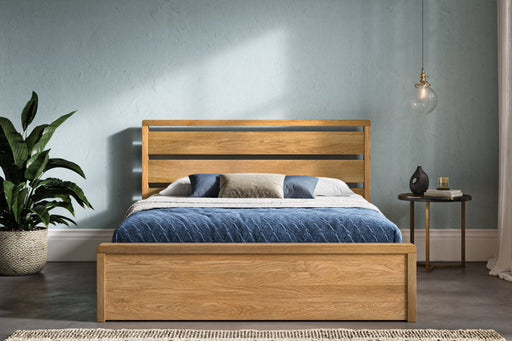 Redwood Solid Oak Ottoman Bed - Luminex FurnitureBedMEOA46