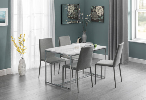 Renata Chrome Dining Table - Luminex FurnitureDining TableSCA103