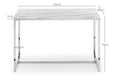 Renata Chrome Dining Table - Luminex FurnitureDining TableSCA103