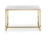 Renata Dining Table - Gold - Luminex FurnitureDining TableSCA503