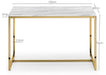Renata Dining Table - Gold - Luminex FurnitureDining TableSCA503
