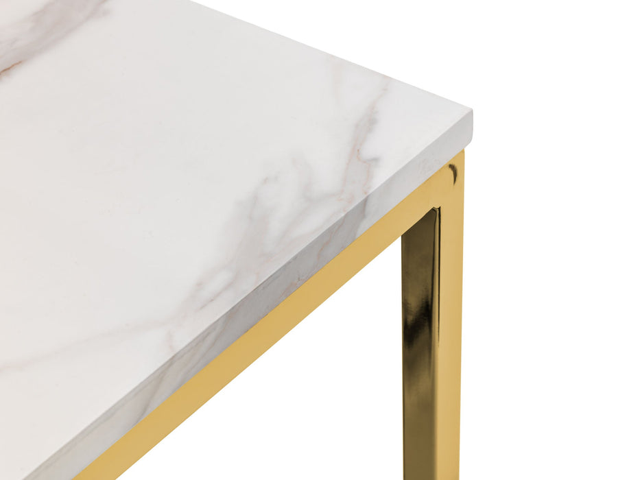 Renata Dining Table - Gold - Luminex FurnitureDining TableSCA503
