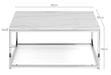 Renata White Marble Top Coffee Table - Luminex FurnitureCoffee TableSCA101