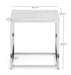 Renata White Marble Top Lamp Table - Luminex FurnitureLamp TableSCA102