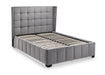 Riviera Bed - Light Grey - Luminex FurnitureFabric BedsGAT001