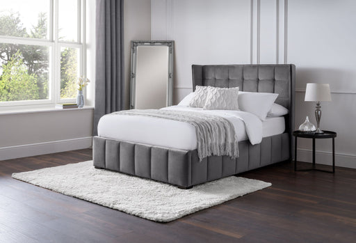 Riviera Bed - Light Grey - Luminex FurnitureFabric BedsGAT001