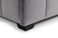 Riviera Bed - Light Grey - Luminex FurnitureFabric BedsGAT001
