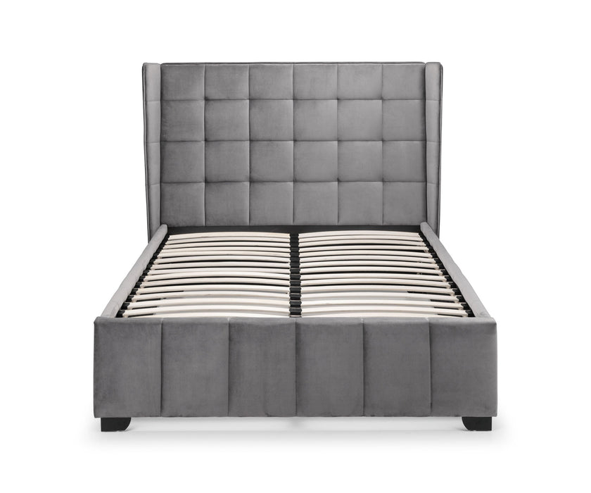 Riviera Bed - Light Grey - Luminex FurnitureFabric BedsGAT001