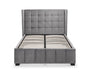 Riviera Bed - Light Grey - Luminex FurnitureFabric BedsGAT001