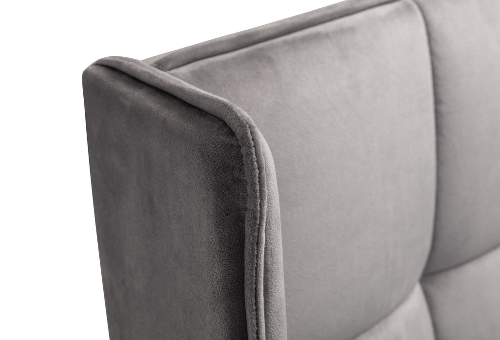 Riviera Ottoman Storage Bed - Light Grey - Luminex FurnitureFabric BedsGAT051