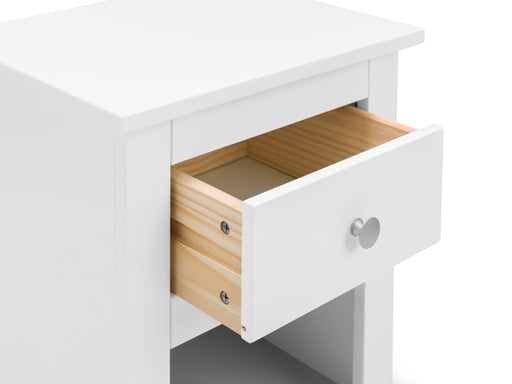 Rocco 1 Drawer Bedside in Surf White - Luminex FurnitureBedside TableRAD001