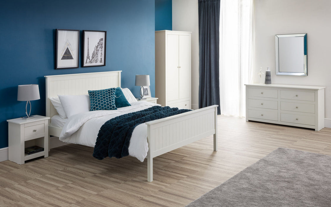 Rocco 1 Drawer Bedside in Surf White - Luminex FurnitureBedside TableRAD001