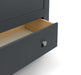 Rocco 2 Door 1 Drawer Wardrobe in Anthracite - Luminex FurnitureWardrobeRAD104