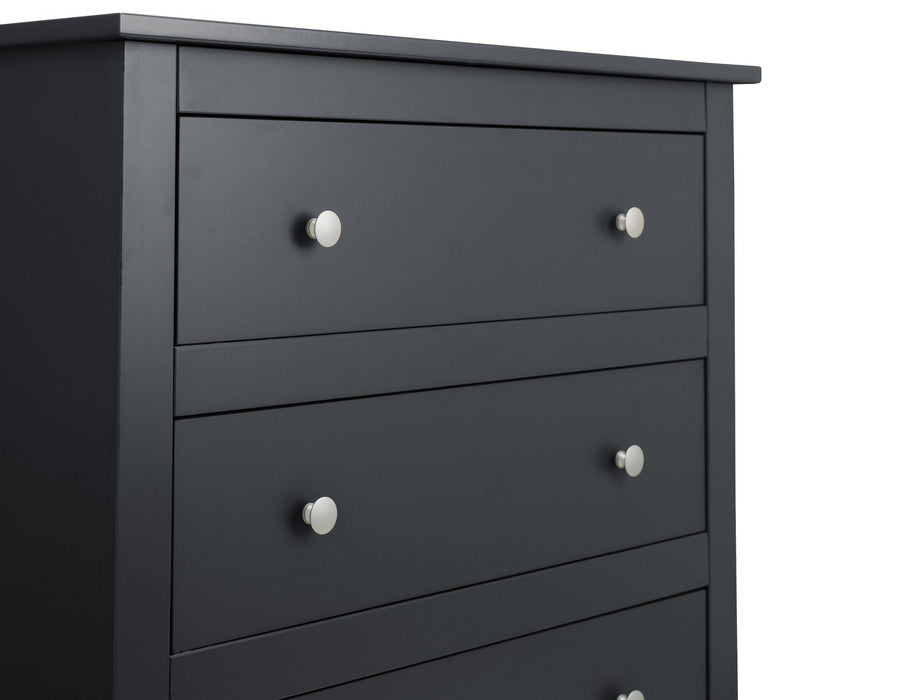 Rocco 4 Drawer Chest - Anthracite - Luminex FurnitureChest of drawersRAD102