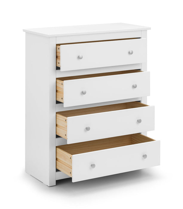 Rocco 4 Drawer Chest - Surf White - Luminex FurnitureChest of drawersRAD002
