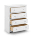 Rocco 4 Drawer Chest - Surf White - Luminex FurnitureChest of drawersRAD002