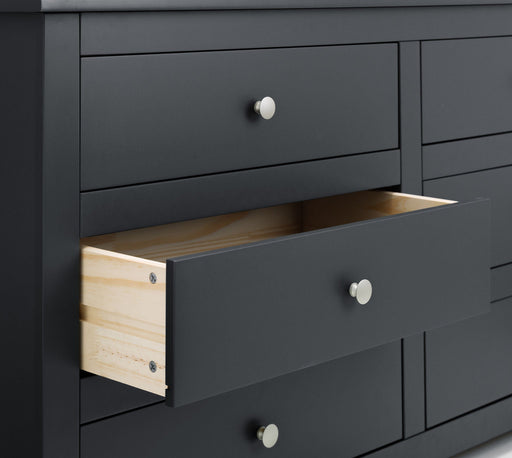 Rocco 6 Drawer Chest - Anthracite - Luminex FurnitureChest of drawersRAD103