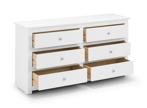 Rocco 6 Drawer Chest - Surf White - Luminex FurnitureChest of drawersRAD003