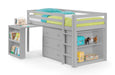 Rockley Sleep Station Bed with Storage – Dove Grey - Luminex FurnitureMid SleepersROX102