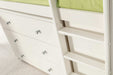 Rockley Sleep Station Bed with Storage – Stone White - Luminex FurnitureMid SleepersROX101
