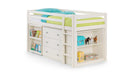 Rockley Sleep Station Bed with Storage – Stone White - Luminex FurnitureMid SleepersROX101
