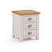 Rosalind 3 Drawer Bedside Table – Elephant Grey Oak - Luminex FurnitureBedside TableRIC301