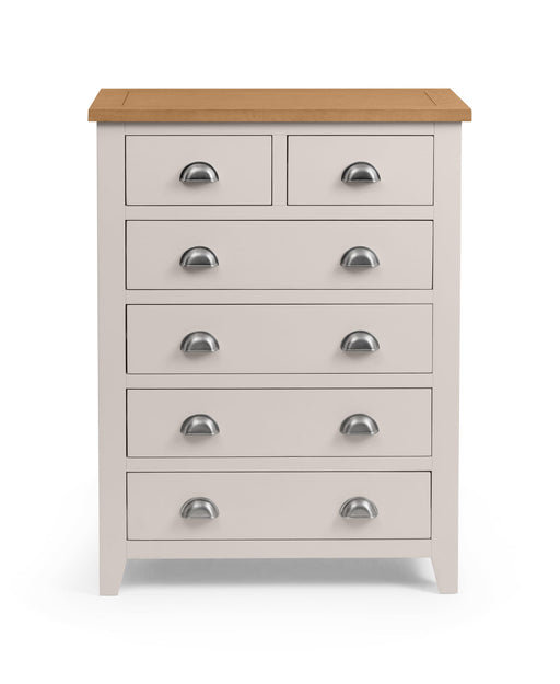 Rosalind 4+2 Drawer Chest in Elephant Grey - Luminex FurnitureChest of drawersRIC302
