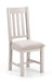 Rosalind Dining Chairs – Set of 2, Grey & Pewter Fabric - Luminex FurnitureChairsRIC210