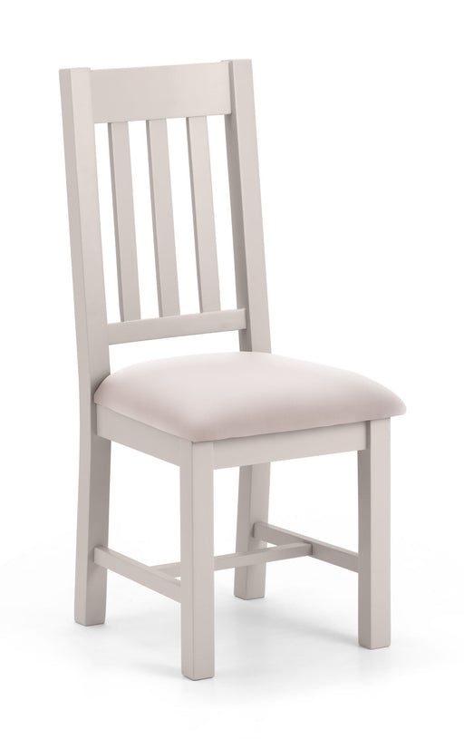 Rosalind Dining Chairs – Set of 2, Grey & Pewter Fabric - Luminex FurnitureChairsRIC210