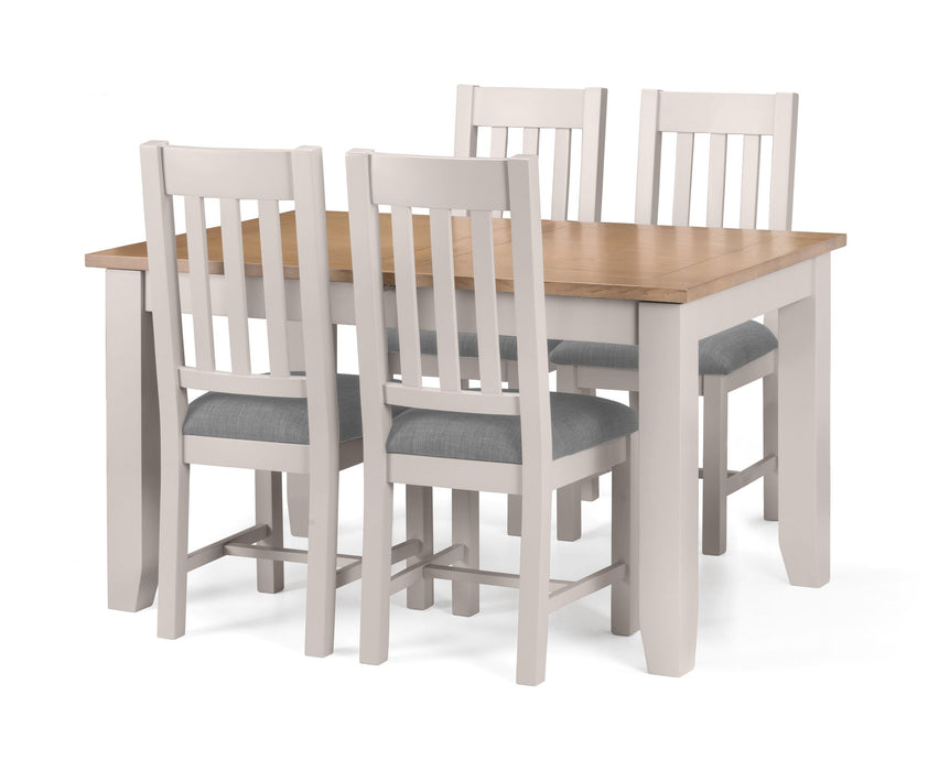 Rosalind Extending Dining Table - Elephant Grey/Pale Oak - Luminex FurnitureDining TableRIC201